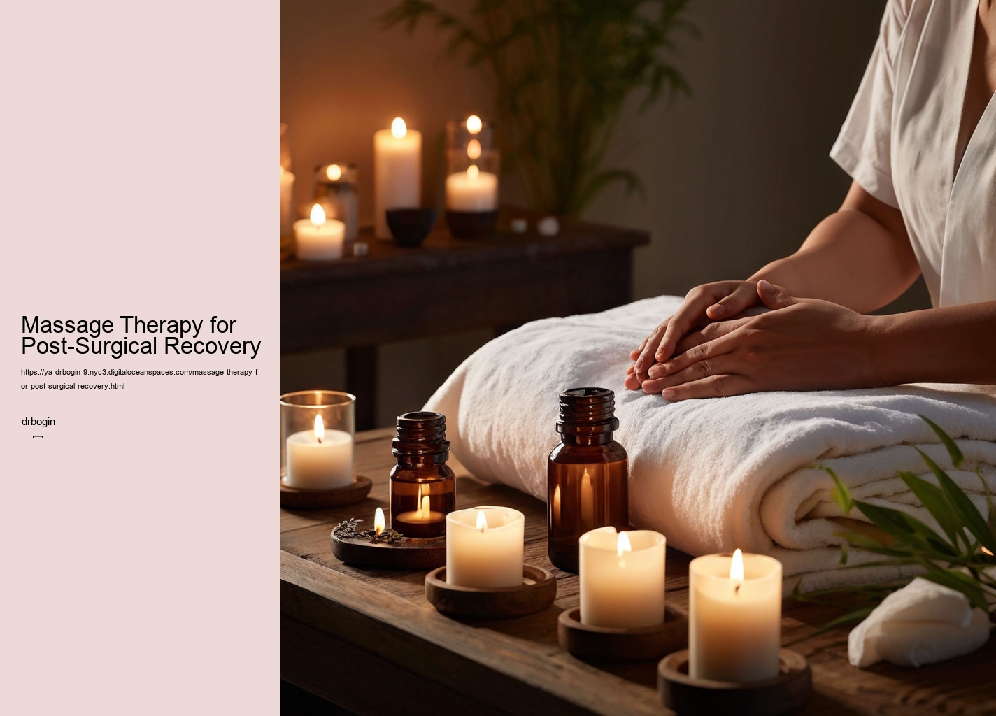 Massage Therapy for Post-Surgical Recovery